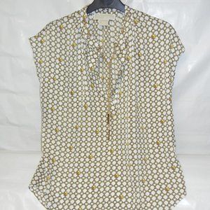 Michael Kors Blouse Gold Chain accent - Size P/S